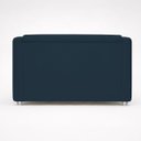 Ver imagem 6 de Kit Namoradeira + 4 Poltronas Decorativas para Sala Mila Suede Cores Pé de Plastico Cromado