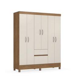 Guarda Roupa 6 Portas Forggia Amendola Off-White - 4
