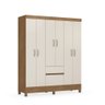 Guarda Roupa 6 Portas Forggia Amendola Off-White - 4