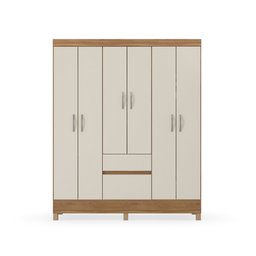 Guarda Roupa 6 Portas Forggia Amendola Off-White - 3