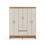 Guarda Roupa 6 Portas Forggia Amendola Off-White - 3