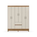 Ver imagem 3 de Guarda Roupa 6 Portas Forggia Amendola Off-White