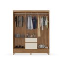 Ver imagem 5 de Guarda Roupa 6 Portas Forggia Amendola Off-White