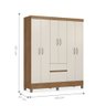 Guarda Roupa 6 Portas Forggia Amendola Off-White - 2