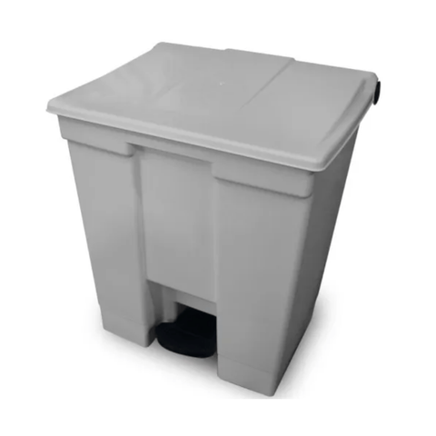 Coletor Lixeira de Pedal 30 Lt Bralimpia Cinza