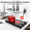 Gtkzw Cooktop Elétrico 12" 110v com 2 Queimadores e Controle por Botão - 7