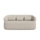 Ver imagem 2 de Conjunto Poltrona e Sofá Living Orgânico Duomo 1,30m Boucle Just Time