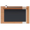 Ver imagem 1 de Painel Extensivel Tv 70 Pol 180 Cm Leme Freijo Off White Matte Colibri