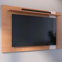 Ver imagem 2 de Painel Extensivel Tv 70 Pol 180 Cm Leme Freijo Off White Matte Colibri