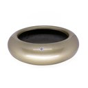 Ver imagem 3 de Bacia Decorativa Redondo Ouro Velho M 13X40 cm - D’Rossi Vaso Bacia