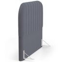 Ver imagem 5 de Cabeceira Cama Box Queen Estofada Orgânica 160cm Alice W01 Suede Cinza - Lyam Decor