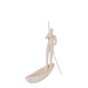 Ver imagem 1 de Escultura Decorativa Pessoa em Poliresina 26cm 22804 Mart