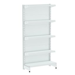 Gondola Parede 160 Inicial Branco 5 Bandejas Spe - 1