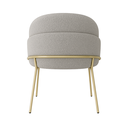 Ver imagem 5 de Cadeira Poltrona Decorativa Nuvem Premium Orgânico:bouclé Cinza