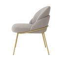 Ver imagem 6 de Cadeira Poltrona Decorativa Nuvem Premium Orgânico:bouclé Cinza