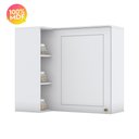 Ver imagem 6 de Armário Aéreo Canto Reto 1 Porta Americana Henn - Branco Hp Fosco