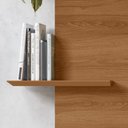 Ver imagem 6 de Estante Home para Tv até 65 Polegadas com 2 Portas Efeito Ripado 3d Jequitiba Ripado