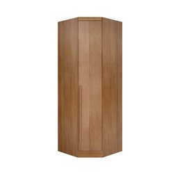 Modulo Canto Obliquo de Casal Safira para Guarda-roupa em Mdf com 01 Porta Clic Móveis - 4 Modulo Canto Obliquo de Casal Safira para Guarda-roupa em Mdf com 01 Porta Clic Móveis - 4