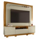 Ver imagem 2 de Estante Home Theater Nilo com Pés com Cristaleira Moss Cumaru Opala - Madetec