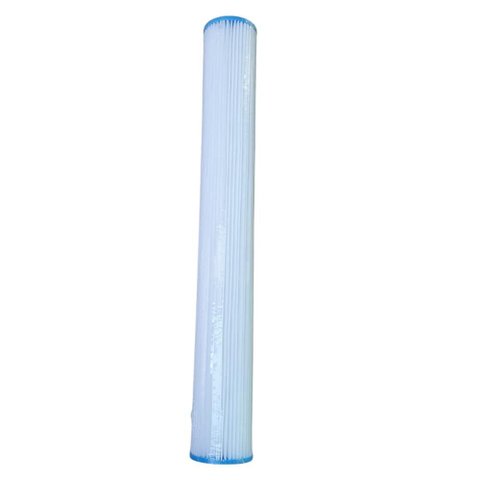 Refil Filtro 1127-30A Poli Flu Plissado 30 Micras Lavável para Carcaça Big Slim 20" Caixa D'Água