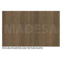 Ver imagem 4 de Mesa Madesa Quadrada com Tampo de Vidro 5332A Rustic Cor:Rustic