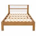Ver imagem 2 de Cama de Casal 138cm CM8005 Amêndoa/Branco - Tecno Mobili