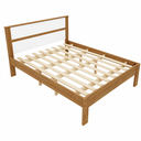 Ver imagem 3 de Cama de Casal 138cm CM8005 Amêndoa/Branco - Tecno Mobili