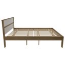 Ver imagem 6 de Cama de Casal para Colchão 1,38m Amendoa/branco Cm8005 Tecno Mobili