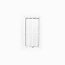 Ver imagem 2 de Janela de Alumínio Maxim Ar 100x50cm com Grade Lux Esquadrias