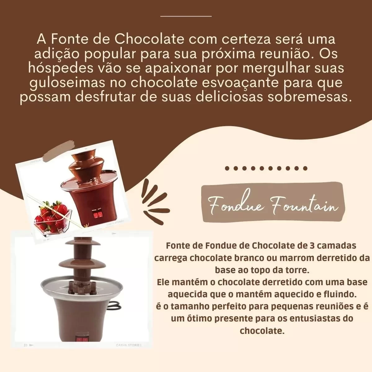 2022 fonte de chocolate fondue evento casamento crianças aniversário festa festiva suprimentos natal - 10