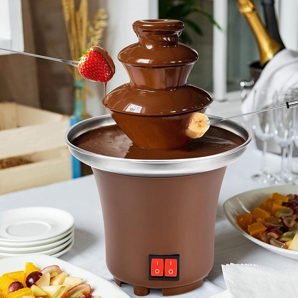 2022 fonte de chocolate fondue evento casamento crianças aniversário festa festiva suprimentos natal - 2