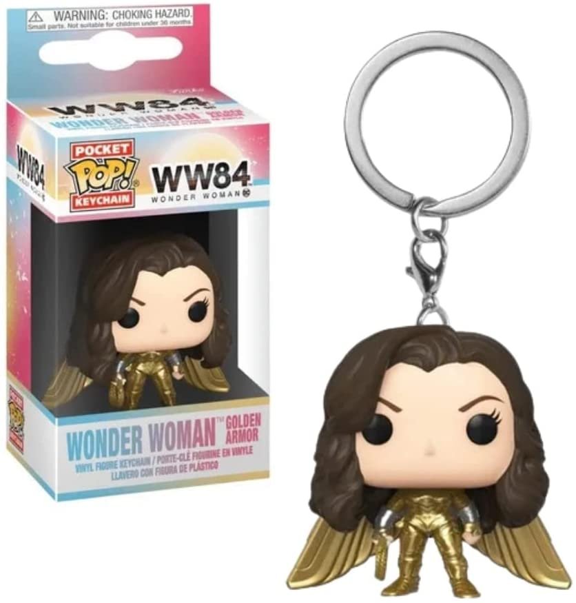 Chaveiro Funko Pop Keychain - Mulher Maravilha - Armadura Dourada - 2