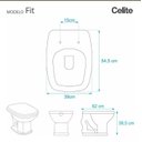 Ver imagem 2 de Assento Laqueado Fit Preto