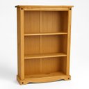 Ver imagem 4 de Estante Baixa com 2 Prateleiras Madeira Maciça Livia