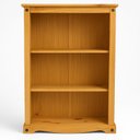 Ver imagem 2 de Estante Baixa com 2 Prateleiras Madeira Maciça Livia