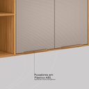Ver imagem 4 de Armário Aéreo para Cozinha 2 Portas 120cm Plena Amarelo/Cinamon/Nude Prime Tx