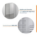 Ver imagem 6 de Guarda Roupa Solteiro 2 Portas Espelhadas Malva CabeCasa MadeiraOriginals