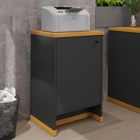 Aparador Balcão 1 Porta Tampo Mdp 25mm Berlin - Vianossa