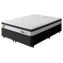 Ver imagem 1 de Cama Box Queen Espuma Ortopédica Onix D33 158x198x58cm Hellen - Suporta até 120 kg por Pessoa