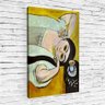 Quadro Henri Matisse A cabeça De Laurette Com Uma Xícara De Café:150x100/PRETA - 2