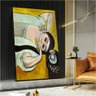 Quadro Henri Matisse A cabeça De Laurette Com Uma Xícara De Café:150x100/PRETA - 4