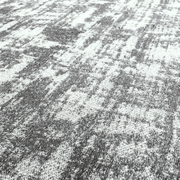 Tapete Sala Hall Antiderrapante 1.40m X 2.00m Decoração Tear Artesanal Jacquard Mármore Cinza - 2