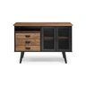Buffet 2 Portas 3 Gavetas - Madeira Maciça + Mdf - 5