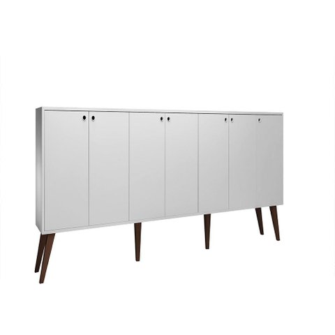 Aparador Buffet Retro para Sala de Estar 7 Portas Nicarágua Casa Mobília Movelaria