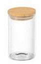 Ver imagem 3 de Porta Mantimento Redondo em Vidro Borossilicato com Tampa em Bambu 150ml D5,5xa11,5cm Dynasty