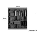 Ver imagem 2 de Guarda Roupa Solteiro 6 Portas e 2 Gavetas Hawaii Naturale - Rufato