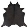 Tapete de couro de boi. Pele bovina natural. 1,50 x 1,80 m. Tons escuros. P1178 - 1