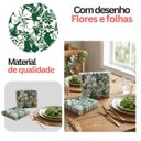 Ver imagem 2 de Guardanapo Decorativo Floral 17 Cm Estampas Plantas Verdes