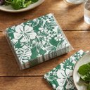 Ver imagem 6 de Guardanapo Decorativo Floral 17 Cm Estampas Plantas Verdes