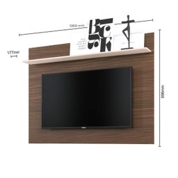 Painel para Tv até 55 Polegadas com 1 Prateleira 1.614.a0 Maia Colibri - 3